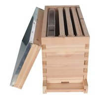 Neuer Top-Seller: Ungemontierter Langstroth-Holz-Ablegerkasten, 5-Waben-Bienenbox für Bienenzucht, Königinnenzucht und Bienenhaus