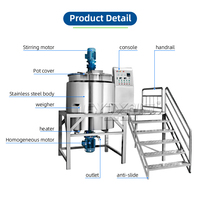 CYJX 300l agitateur liquide en acier inoxydable chauffage électrique navire de mélange gainé réservoir de mélange pour la saponification du savon à l'huile de palme
