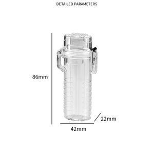 풀 사이즈 라이터 J6 용 다기능 방수 투명 라이터 케이스 커버 홀더 - Product Image 6