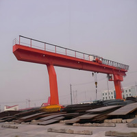Grue portique latérale monopoutre à double poutre de type MDG, à commande à distance, capacité 30 tonnes, avec moteur et boîte de vitesses