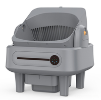 Bac à litière pour chat autonettoyant électrique OEM ODM Contrôle par application WIFI Top8 Toilettes pour chat chronométrées automatiques d'usine Nettoyage facile Poids 10kg