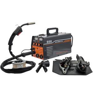 เครื่องเชื่อมแบบเริ่มต้นใช้งานง่าย MIG-600 เครื่องเชื่อมแบบไม่ใช้แก๊ส 3 in 1 พร้อมพอร์ต USB 220V - Product Image 2