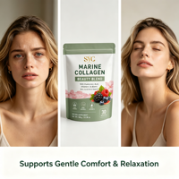 SYC BIO Collagène Marin Acide Hyaluronique Vitamine C Biotine Pure 300g Poudre pour Adolescents et Adultes Vente en Gros Marque Privée OEM