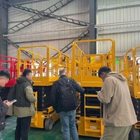 Table élévatrice hydraulique électrique portable, plateforme de travail mobile pour la manutention, le chargement, l'assemblage et l'entretien en entrepôt