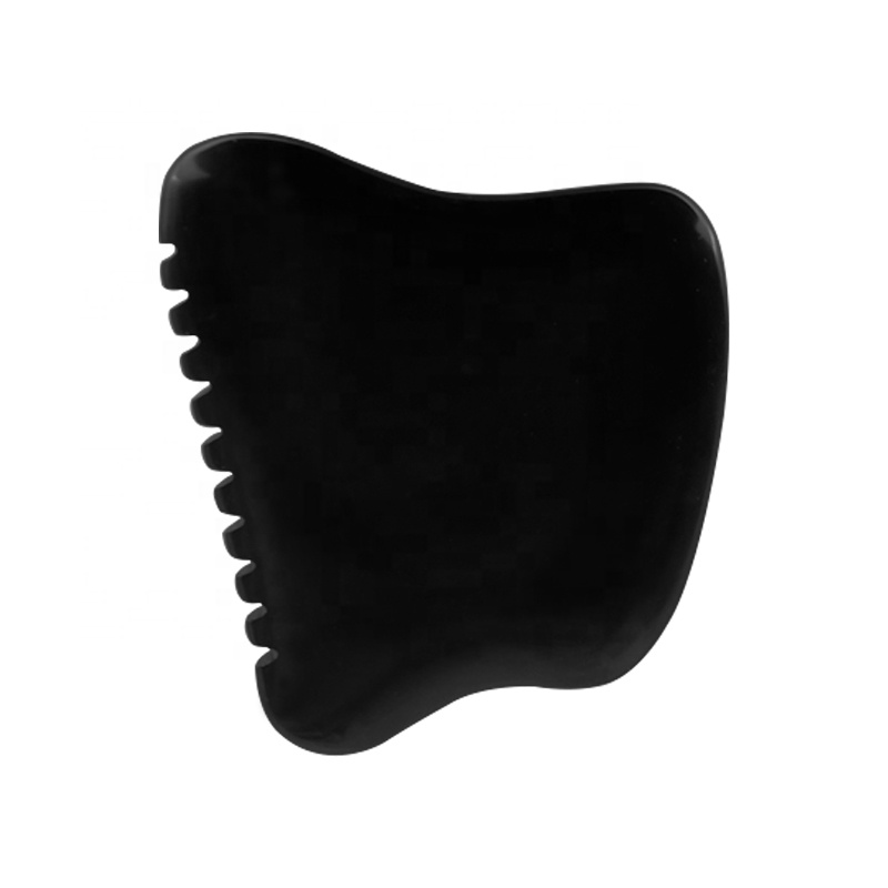 GS114B nero Bian Stone Gua Sha