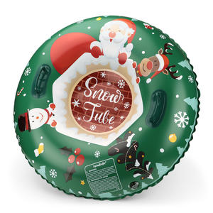 Swimbobo confort prendre prise ferme noël argent adulte et enfants gonflable sport <span class=keywords><strong>ski</strong></span> anneau flotteur neige tube - Product Image 1