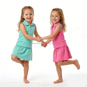 Conjunto de Ropa Deportiva de Verano para Niñas 2026, Conjunto de Yoga sin Mangas, Traje de Yoga Personalizado para Niños con MOQ Bajo - Product Image 2