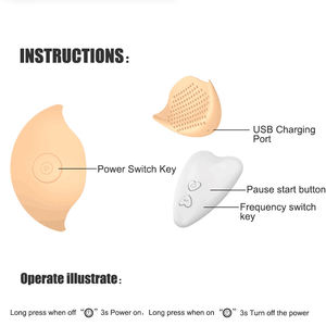 स्तन मालिश उत्तेजक वायरलेस रिमोट कंट्रोल महिला कंपन स्तन पैच छेड़खानी छिड़कना स्तन संभोग सेक्स खिलौना - Product Image 6
