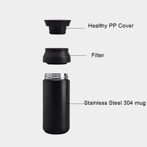 Japanese-style Travel <b>Coffee</b> Mug Nice Portable Stainless Steel Tumbler Camping Party Business Gifts Desktop Office Use - Product Image 3