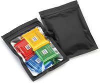 Sac en aluminium mylar imprimé personnalisé pochette à fermeture éclair imprimée sac en plastique zip-lock emballage de chocolat bonbon sac en plastique alimentaire réutilisable