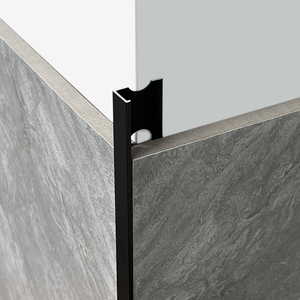 Phật sơn nhà máy hiện đại tùy chỉnh nhôm gạch <span class=keywords><strong>TRIM</strong></span> đen trang trí tường & tầng góc viền <span class=keywords><strong>TRIM</strong></span> bền không thấm nước - Product Image 2