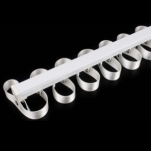 Rail de rideau plissé en S robuste et silencieux pour la maison et le bureau, en aluminium, vente en gros - Product Image 1
