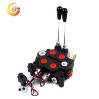 Válvula de Control Direccional Monobloque Neumática Eléctrica de 2 Bobinas Junbao ZT-L20 25 GPM Personalizada para Tractor OEM Venta al por Mayor