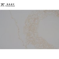 Dalle de quartz artificiel Calacatta Blanc KL6724, épaisseurs 15mm, 18mm, 20mm et 30mm, pour plan de travail de cuisine en pierre technique
