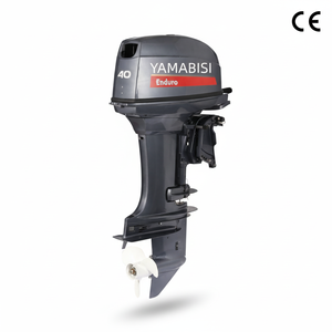 Gasoline <b>Motor</b> <b>40Hp</b> 2 Stroke Marine Engine Boat Long Shaft Tiller Handle Power Unit - Product Image 3