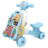 Table de jeu éducative Xindars X5, jouets pour poussette, trotteur musical multifonction 3-en-1 en plastique pour bébé, capacité de charge 20 kg
