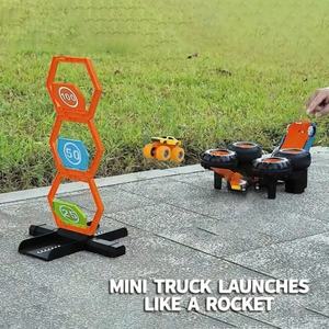 2.4G 4WD Children Outdoor <b>Toy</b> Stunt Rc Car with Gyro Standing Stunt Function Rc Race Car 2in1 Off-road Catapult Vehicle - Product Image 3