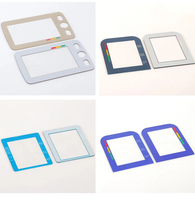 Interface de contrôle graphique pour machine industrielle, revêtement en PET, façade frontale personnalisée, panneau de commutation électronique imprimé en sérigraphie