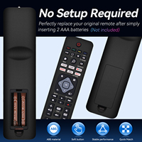 Control Remoto Universal para TV Philips - Compatible con Todos los Televisores Inteligentes Philips, LED, LCD, HDTV, 3D, con 6 Botones de Acceso Directo