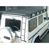 Porte-bagages de toit en acier inoxydable G CLASS W463 avec échelle arrière, pièces de carrosserie pour voitures avec/sans toit ouvrant