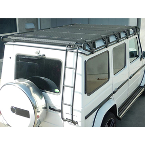 Porte-bagages de <span class=keywords><strong>toit</strong></span> en acier inoxydable G CLASS W463 avec échelle arrière, pièces de carrosserie pour voitures avec/sans <span class=keywords><strong>toit</strong></span> <span class=keywords><strong>ouvrant</strong></span> - Product Image 4
