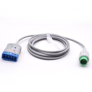 Câble d'électrocardiogramme (<span class=keywords><strong>ECG</strong></span>) Ultraview 3 fils avec électrodes à clips - Product Image 4
