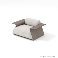 Ensemble de canapés modulaires carrés en tissu de luxe pour salon, style européen moderne pour villa et atelier