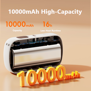 OEM 2-in-1 Power Bank & Hand Warmer 10000mAh <b>Portable</b> <b>Electric</b> Pocket <b>Heater</b> 3 Levels 45-55°C Double-Sided Heating - Product Image 2