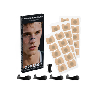 Dilatador <span class=keywords><strong>Nasal</strong></span> Magnético con LOGO Personalizado para Respirar Mejor Tiras Nasales a Granel de Colores - Product Image 1