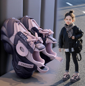 Nouvelles baskets épaisses pour enfants, garçons et filles, à semelle souple antidérapante, chaussures de sport résistantes à l'usure pour bébés - Product Image 3