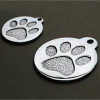 Personalisiertes Graviertes Logo Katzen- und Hunde-ID-Anhänger Blanko Laser Haustier-Namensschild mit Logo