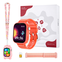 Montre connectée Android T49 pour enfants 2026, écran HD 1,83 pouces, 1+8 Go, appels vidéo, étanche, GPS+WIFI+LBS, montre intelligente 4G pour enfants, coffret cadeau