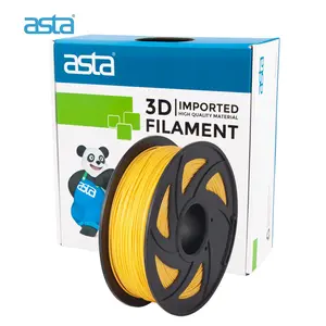 ASTA批发优质PCL材料3D打印长丝黄色1.75毫米1KG 1卷释放您的创造力