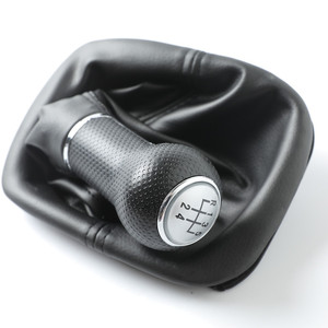 Poignée de levier de vitesse FUXIN 5/6 vitesses en cuir pour modèles Golf - Product Image 4