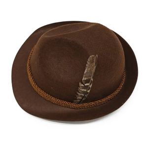 Sombrero de Fieltro Bávaro Tirolés Unisex, Accesorio de Disfraz para Festival de Cerveza Alemán, Adorno de Cuerda Colorida Ajustable, Venta al Por Mayor - Product Image 4