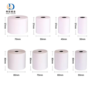 Rollos de Papel Térmico en Blanco al por Mayor de 57 mm, 80 mm, 80x80, Papel Térmico para Cajas Registradoras y Cajeros Automáticos - Product Image 1