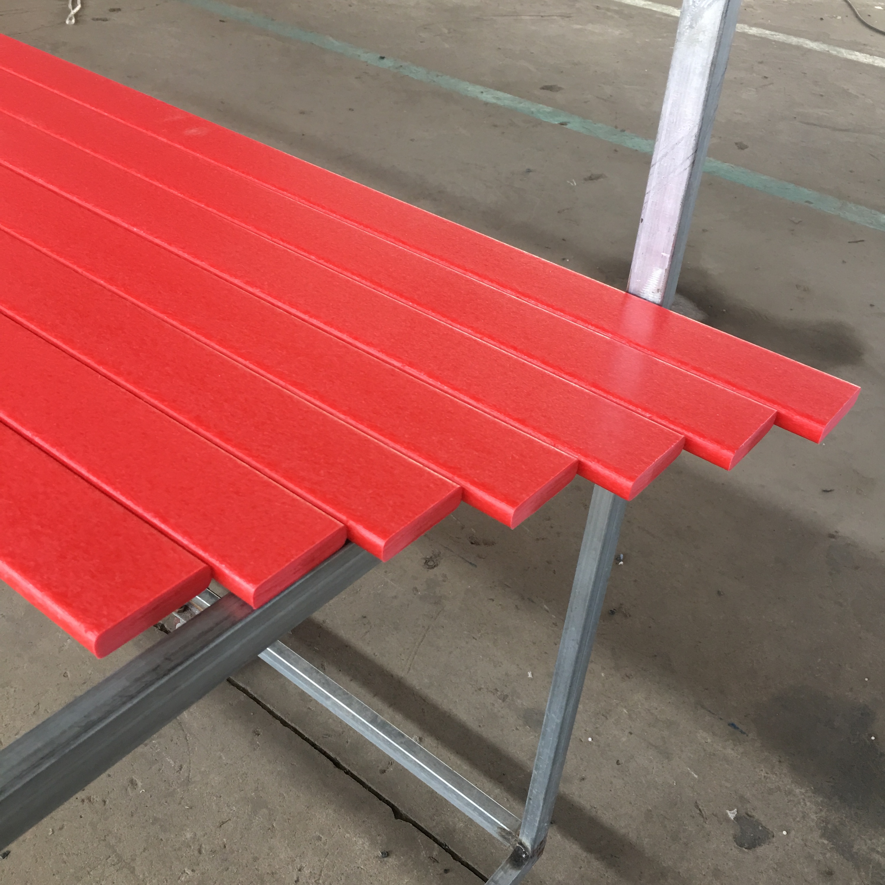 Ne pas Se Faner Imperméable Lattes En Plastique Pour Extérieur Banc/Table/Poubelle/Planteur