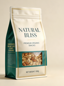 Sacs d'emballage en papier kraft compostable à 100 % imprimés sur mesure, sacs plats biodégradables à fermeture éclair pour chewing-gum, pizza, lait - Product Image 4