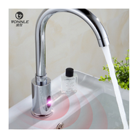 Nouveau robinet de lavabo intelligent à détection rapide, sans contact, à capteur infrarouge DC/AC