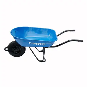 दक्षिण अमेरिकी भारी शुल्क 100L wheelbarrow carretillas के साथ 4.80/4.00-8 टायर rueda Truper मॉडल wheelbarrow