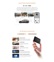 DDPAI Z60 Pro 4K cámara de salpicadero de doble lente inteligente Android LCD pantalla táctil grabadora de vídeo Mini portátil visión nocturna formato H.264 coches