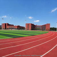 Surface de piste de course en caoutchouc SBR EPDM de qualité professionnelle 400m, matériau de protection souple pour terrains athlétiques extérieurs, fabriqué en Chine