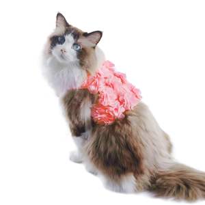 Cute Escape Proof Flower <b>Dog</b> Leash <b>Harness</b> Set <b>Dog</b> Vest Girl <b>Small</b> Puppy <b>Harness</b> Breathable Soft Mesh Cat <b>Dog</b> Leash <b>Harness</b> - Product Image 3