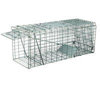 Dispositif de piégeage de chat de cage de piège d'animal pliable sans cruauté pour la lutte antiparasitaire