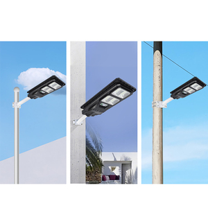LED năng lượng mặt trời đèn đường Radar cảm biến + vô cấp mờ 100W 200W 400W 800W tất cả trong một tích hợp năng lượng mặt trời ánh sáng đường phố Đèn Ngoài Trời - Product Image 4