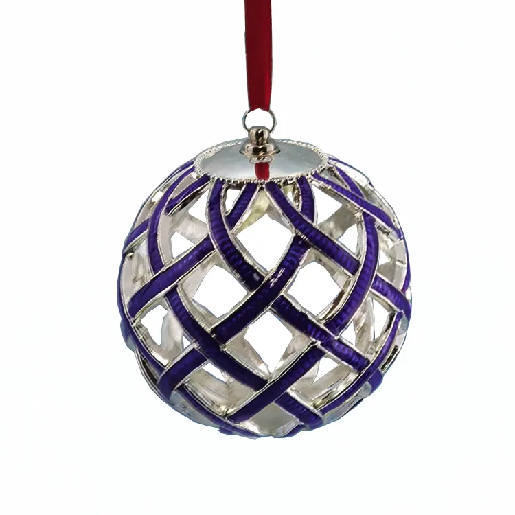 カスタム卸売中国製高品質ホリデーホットセールメタル3Dボール色変更点灯飾り木飾り装飾