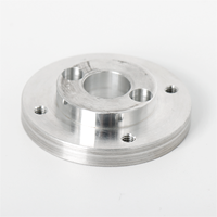 Espaciador de Brida Redonda de Aluminio Pulido con Torneado CNC, Soporte para Cámara de Seguridad y Luz LED, con Alta Planitud y Soporte para Dibujo Personalizado