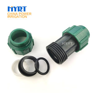 Raccords de Compression d'accouplement PP raccords de tuyauterie à connexion rapide pour connecteur de tuyau goutte à goutte de système d'irrigation - Product Image 2
