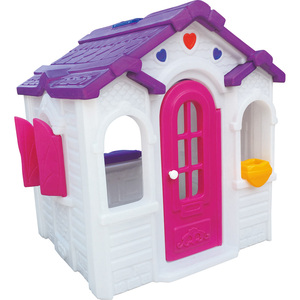 บ้านของเล่นเด็กในร่ม ปราสาทพลาสติกพร้อมสไลเดอร์ วัสดุ PE สำหรับใช้ในโรงเรียนและสวนสาธารณะ อายุ 3 ปีขึ้นไป รองรับผู้เล่นสูงสุด 5 คน - Product Image 3