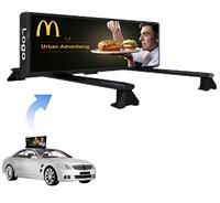Pantalla Led de doble cara impermeable para exteriores P5Mm, letreros publicitarios para techo de coche, pantalla Led superior de Taxi, fácil instalación y mantenimiento